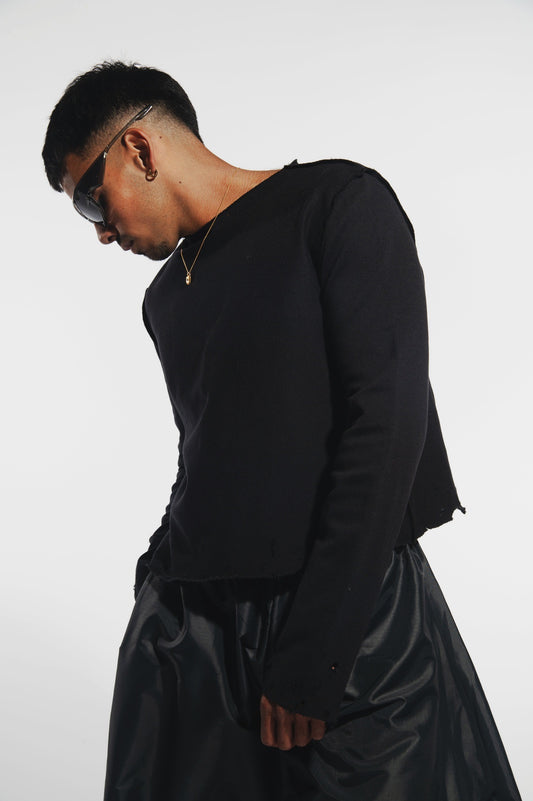 DISTRESSED JUMPER