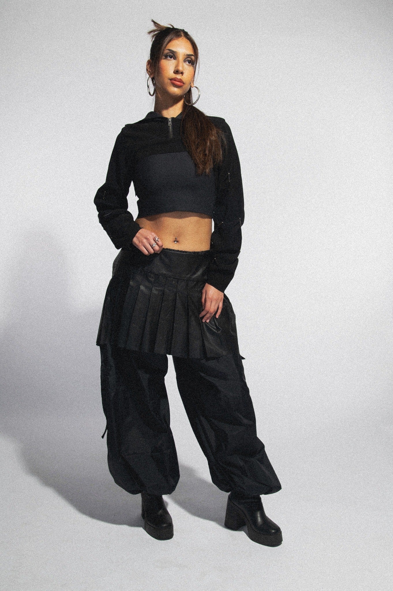 FAUX LEATHER MINI SKIRT